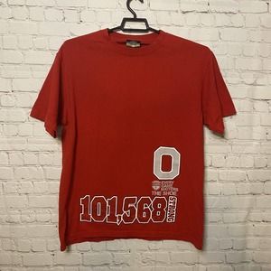 Ohio State Buckeyes ESPN College Game Day Official Tee Mens L Scarlet The Shoe